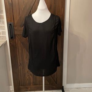 NWOT Black Maternity/Nursing Shirt Size L